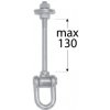 Závesný hák na hojdačku typ C M12/130 mm