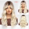 Plážová blond parochňa Serena s tmavým prechodom a jemnými vlnami