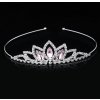 Naishide Jewelry Korunka do vlasov s farebnými kryštálmi Druh barvy: Růžová
