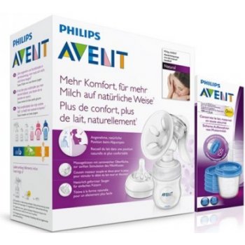 Philips Avent mater. ml. Natural so zásobníkom 125 ml VIA poháriky 5 ks