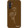 Picasee Fashion Case pre Samsung Galaxy A25 A256B 5G - Brown flowers