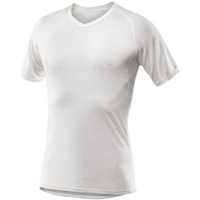 DEVOLD Breeze Man T-Shirt V-Neck Offwhite/Antracite - M
