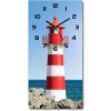 Nástenné hodiny tiché Maják 30x60 cm