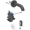 Geberit Piave - Termostatická elektronická umývadlová batéria pod omietku, batériové napájanie, easy to clean, matná čierna 116.268.14.1