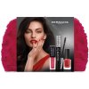 Dermacol Magnum Black riasenka pre objem 9 ml + 07 matný tekutý rúž 4,5 ml + 21 Monroe Red dlhotrvajúci lak na nechty 11 ml