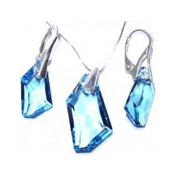 Set šperkov De-Art AQUAMARINE Swarovski Elements SE38