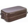 Smaltovaný obojstranný pekáč s viekom 38,5/42,5 × 25 × 7/13 cm – veľký univerzálny pekáč d
