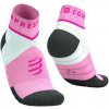 Bežecké ponožky Compressport, ULTRA TRAIL SOCKS Ružová,Čierna,Biela T3