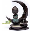 Stojan pre vonné kužele tečúci dym - Malý Buddha na mesiaci