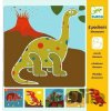 Kreslenie podľa šablóny Dinosaury