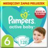 Pampers Active Baby 6 128 ks
