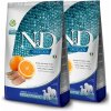 Farmina N&D dog OCEAN Adult Medium & Maxi Herring and Orange 2 x 12 kg