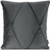 Takoy PREMIUM Obliečka na vankúš NALA 1 zo zamatovej tkaniny s ozdobným geometrickým prešívaným vzorom-HF-452122 | 45 x 45 cm