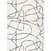 Dywany Łuszczów Mode 8522 abstract Cream Black Béžová