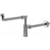 Bonomini KING umývadlový sifón šetriace miesto, 1'1 / 4 odpad 32 mm, ABS / chróm 0595SP25K7
