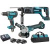 MAKITA DGA504+DHR241+DDF482 DLX3078TX1 Sada náradia akumulátorová LXT Li-Ion 18V / 3x 5.0Ah + nabíjačka