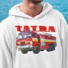 Mikina s potlačou TATRA 815 HASIČI Pánsky Biela M