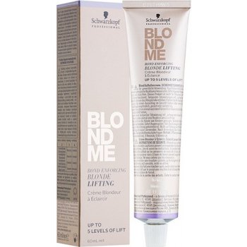 Schwarzkopf Blondme zosvetľujúcí krém pre blond vlasy L - Ice (Bond Enforcing Blonde Lifting, Up to 5 Levels of Lift) 60 ml