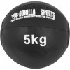 Gorilla Sports Kožený medicinbal 5 kg