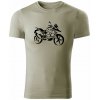 T-ričko BMW G310GS pánske tričko Farba trička: Svetlá Khaki, Veľkosť: XL