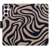 Flipové puzdro iSaprio - Zebra Black 02 - Samsung Galaxy A55 5G
