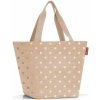Reisenthel Shopper M Metallic Dots Coffee