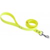 Firedog BioThane Vodítko 25 mm 1,2 m s rúčkou neónovožlté