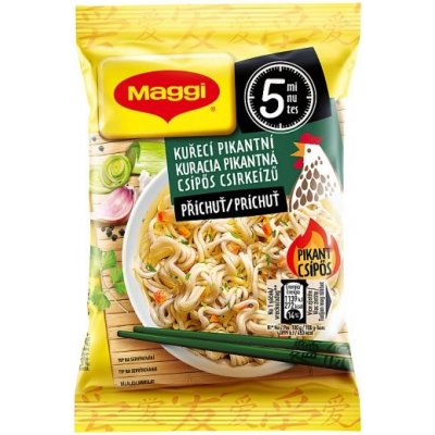 MAGGI Chutná pauza Instantné rezance s kuracou príchuťou, pikantné vrecko 59,2 g