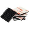 3M Dual Lock samolepiaci obojstranný suchý zips 25,4 × 25,4 mm 6 ks čierny