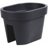 Kvetináč na zábradlie LOFLY RAILING 39,6 cm - farba: antracit