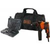 BLACK+DECKER - Príklepová vŕtačka 710 W, s príslušenstvom BEH710SA32-QS
