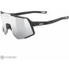 uvex sequenze okuliare, black matt/mirror silver s3
