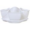 PROSPERPLAST Kvetináč na bylinky COUBI HERBAL biely 29,5cm