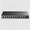MERCUSYS switch MS112GMP (8xGbE,2xGbE,2xSFP,8xPoE+,110W,fanless)
