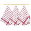 Brotex Kuchynská utierka 50x70cm kocka červená