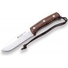 Vega JOKER CN125-P NOMAD vonkajší bushcraft nôž 12,7 cm, orechové drevo, kožené puzdro, kresadlo