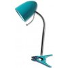 Aigostar B.V. | Aigostar - Stolná lampa s klipom 1xE27/11W/230V modrá/chróm | AI0351