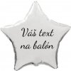 Godan Fóliový balón s textom Strieborná hviezda 45 cm
