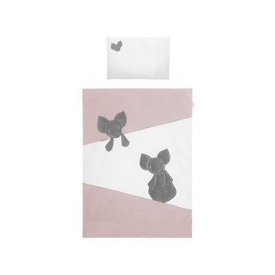 Belisima obliečky Mouse ružové 90x120 cm