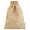 Darčekové vrecúško 12,5x17,5 cm imitácia juty - 1 ks 4 prírodná svetlá