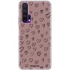 Odolné silikónové puzdro iSaprio - Heart Dark - Honor 20 Pro