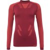 Klimatex Dámske bezšvové termo tričko Yama Vínová/terakota L/XL