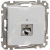 Dátová zásuvka 1xRJ45 kat. 6A STP, Aluminium, Sedna Design (Schneider)