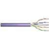 Digitus DK-1613-VH-1 UTP, drát AWG23, měď, Cat.6, box, 100m, fialový