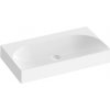 Umývadlo Ravak Lite 80x45 cm bez otvoru pre batériu, bez prepadu XJX01380001
