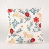 Obliečka na vankúš s vyšívaným vzorom 45x45 kvety 5-HT-00223