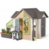 Domček pre záhradníka s hamburger grilom Garden House Life Smoby výnimočne rozšíriteľný s kvetináčmi od 24 mes