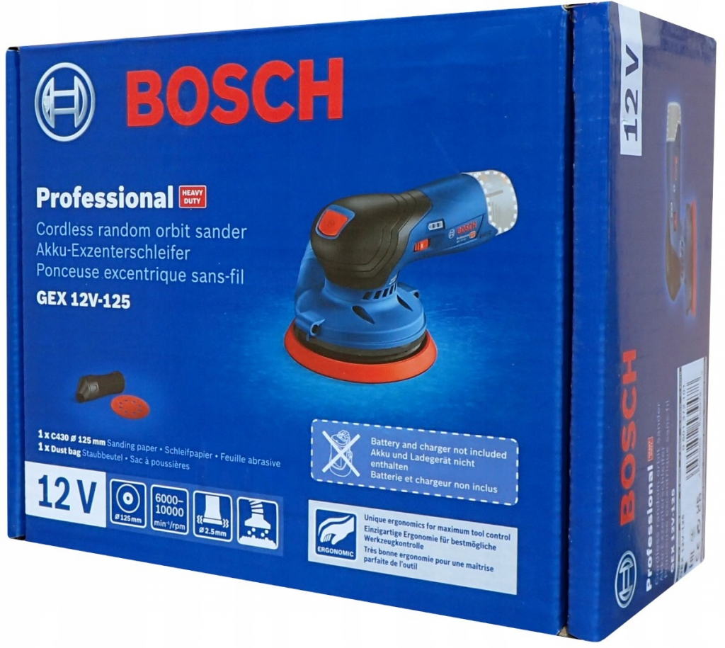 Bosch GEX 12V-125 Professional 0.601.372.101