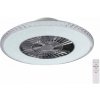 R62412106 TRIO RL HARSTAD stropné stmievateľné LED svietidlo s ventilátorom 40W 4000lm 3000-6000K IP20 biela s diaľkovým ovládaním