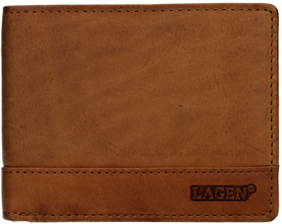 Lagen pánska kožená peňaženka Brown 1998 V